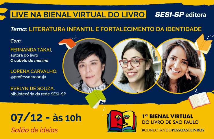 Autora de O Cabelo da Menina, Fernanda Takai estará em live sobre  literatura infantil e fortalecimento da identidade - SESI-SP Editora